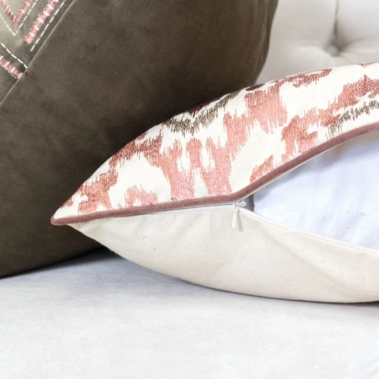 Homey Cozy Woven Cotton Throw Pillow | Wayfair