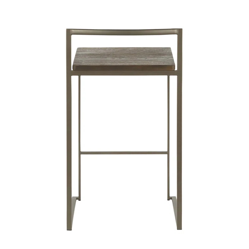 Wenty Counter Stool with Metal Frame (Set of 2)