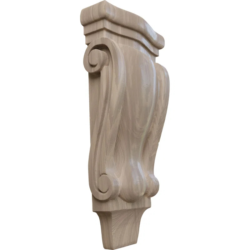 Ekena Millwork Small Traditional Pilaster Wood Corbel | Wayfair