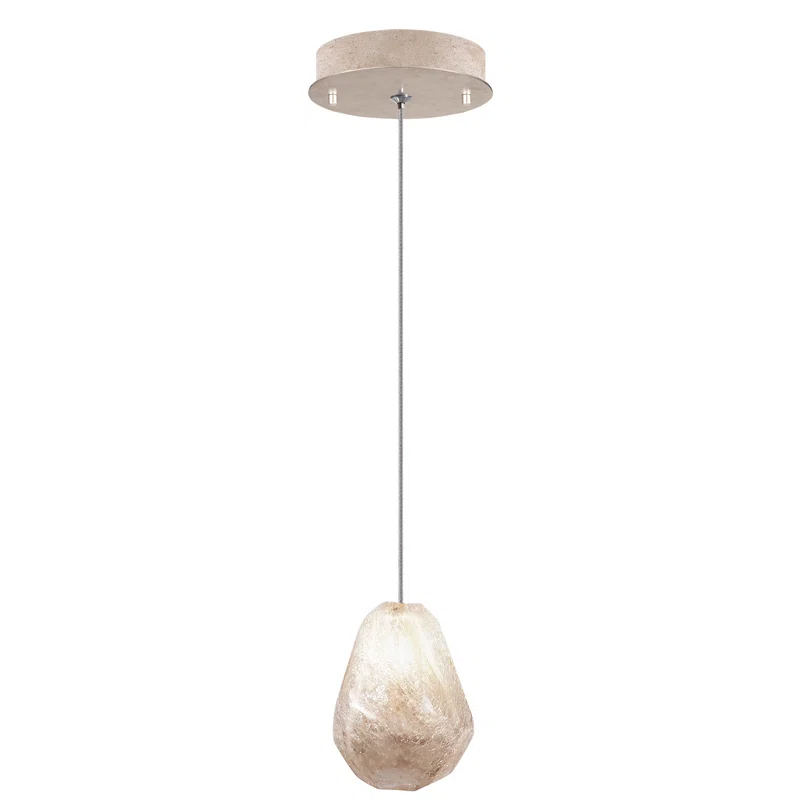 Fine Art Handcrafted Lighting Natural Inspirations 1 - Light Unique Geometric Pendant