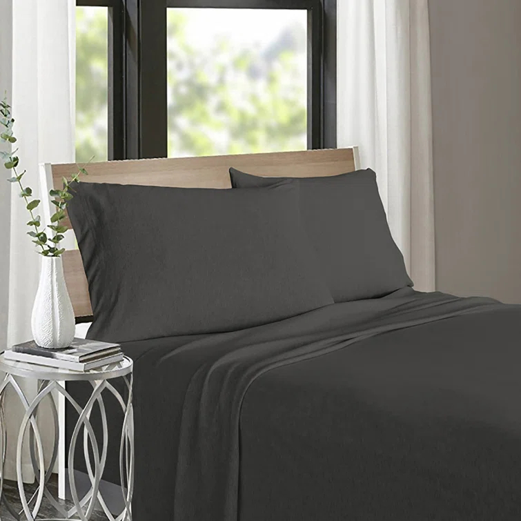 Royale Linens SoftTees Jersey Knit Cotton Blend Jersey Knit Sheet Set