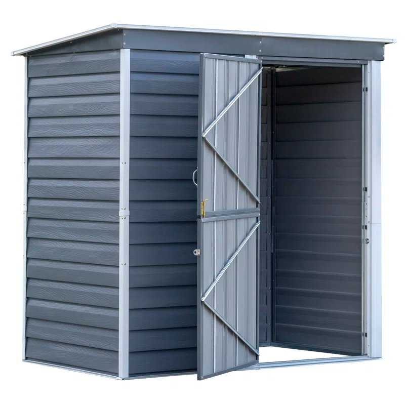 Arrow Shed-in-a-Box 6 ft. W x 4 ft. D Metal Horizontal Storage Shed