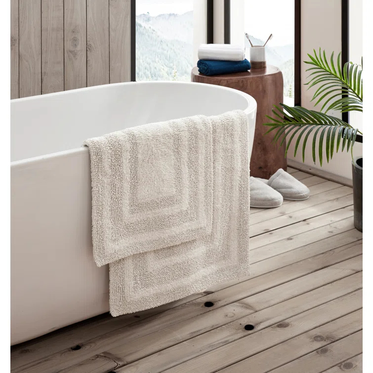 Eddie Bauer Logan Cotton 2 Piece Bath Rug Set