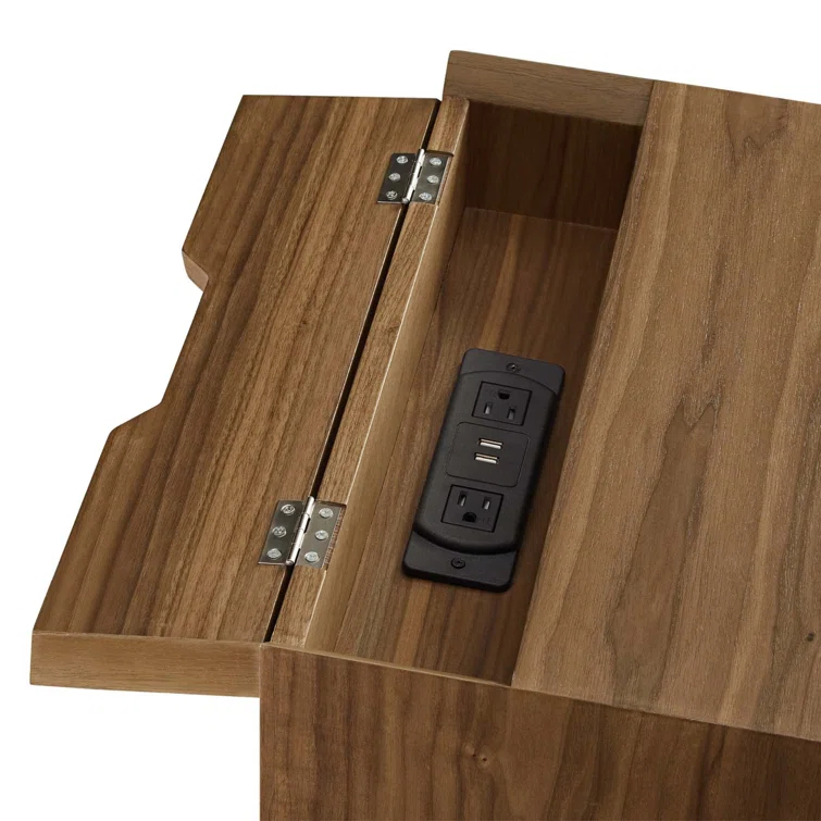Modway Ember Wood Mid-century Modern Nightstand