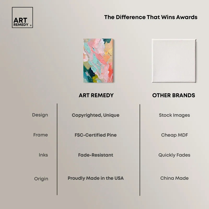 Art Remedy Pastel Layers Canvas Pastel Wall Art by Art Remedy