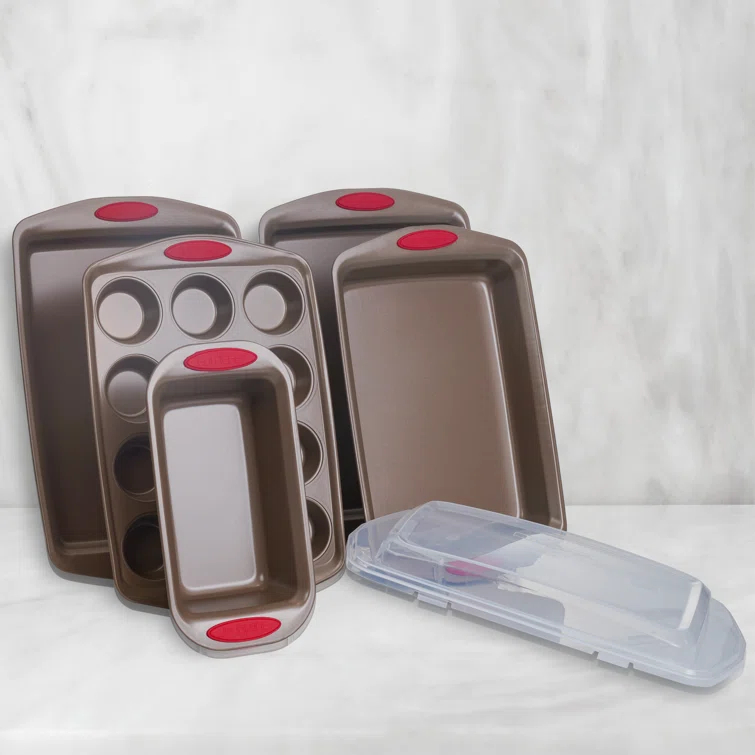 NutriChef NutriChef 6-Piece Deluxe Steel Nonstick Bakeware Set