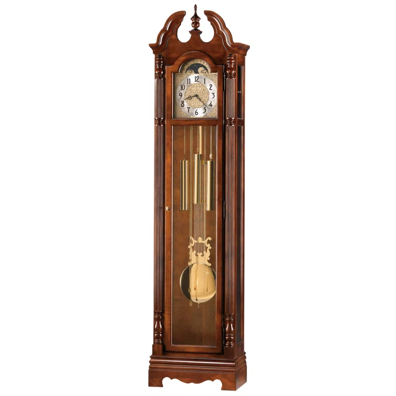 Howard Miller® Odette 82.5'' H Solid + Manufactured Wood Grandfather Clock