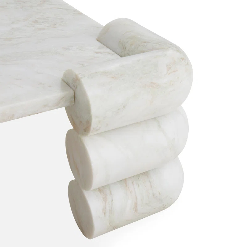 Jonathan Adler Circuit Marble Top Coffee Table