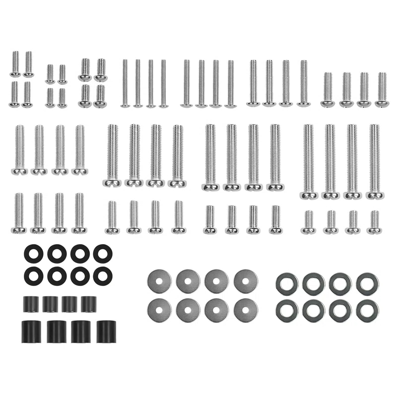 Mount-it Mount-It! TV Mounting Hardware Kit, VESA Wall Mount Screw, Washer, Spacer Pack for TVs and Monitors