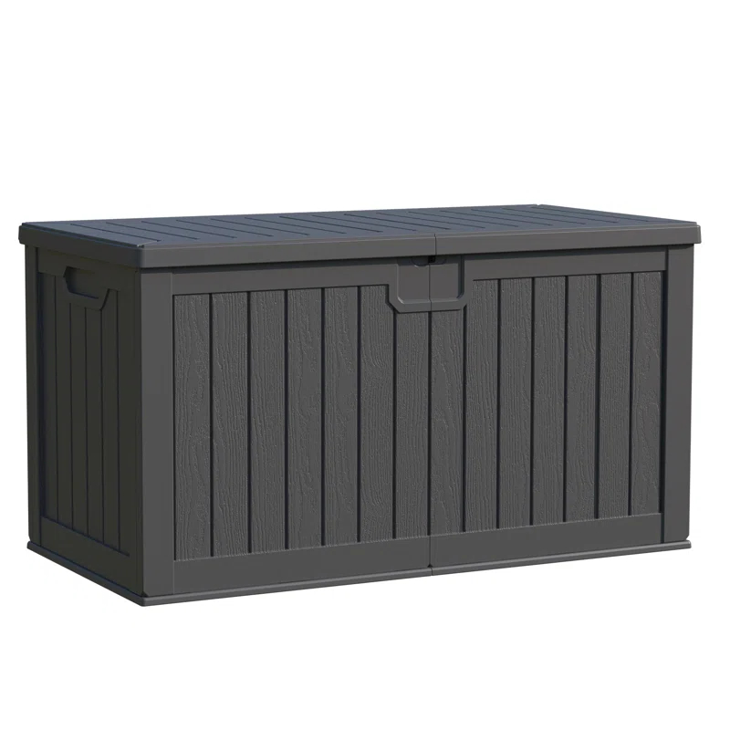 Patiowell 230 Gallons Water Resistant Resin Lockable Deck Box