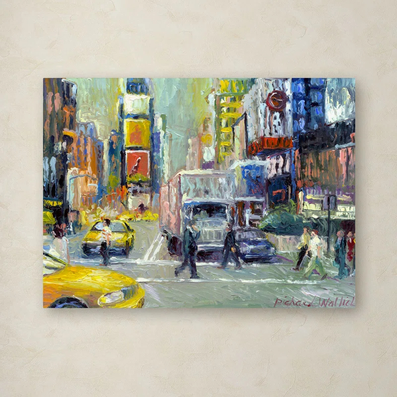 Trademark Fine Art " Times Square " by Richard Wallich