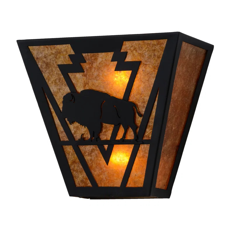 Meyda Lighting Rustic Lodge Flush Mounted Sconce