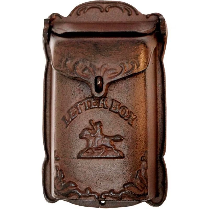 NACH Cara Cast Iron Wall Mounted Mailbox