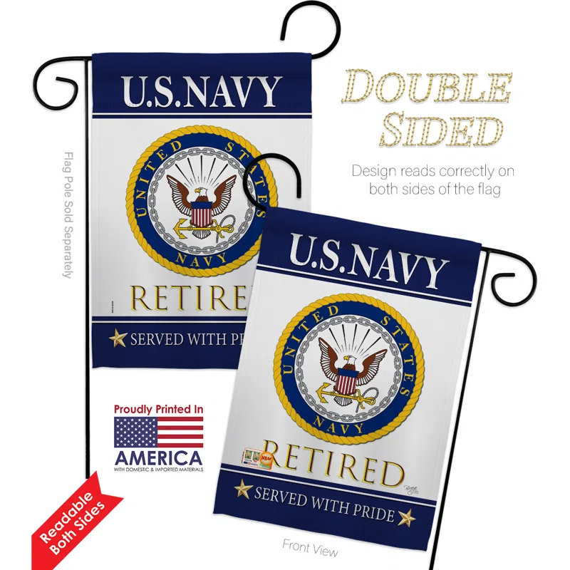 Breeze Decor Double Sided 18.5'' H x 13'' W Polyester Garden Flag