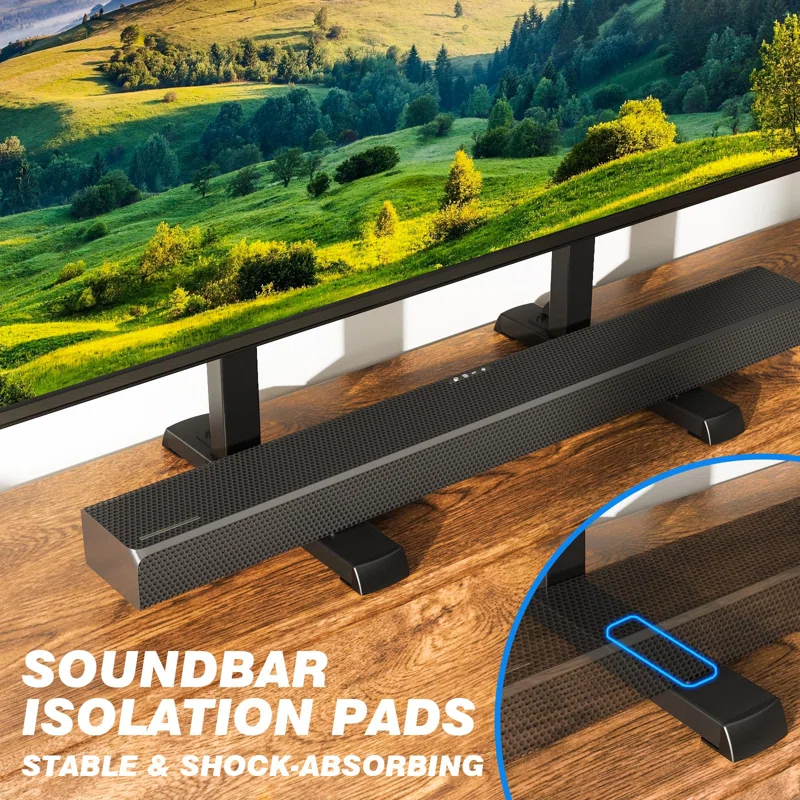 QUALITY FLOORING INC. Table Top TV Stand With Height Adjustable TV Legs, TV Stands Base With Cable Management For Most 37 To 86 Inch Flat Or Curved Tvs, Steel TV Feet Holds Up To 150 Lbs, Max VESA 800X600mm