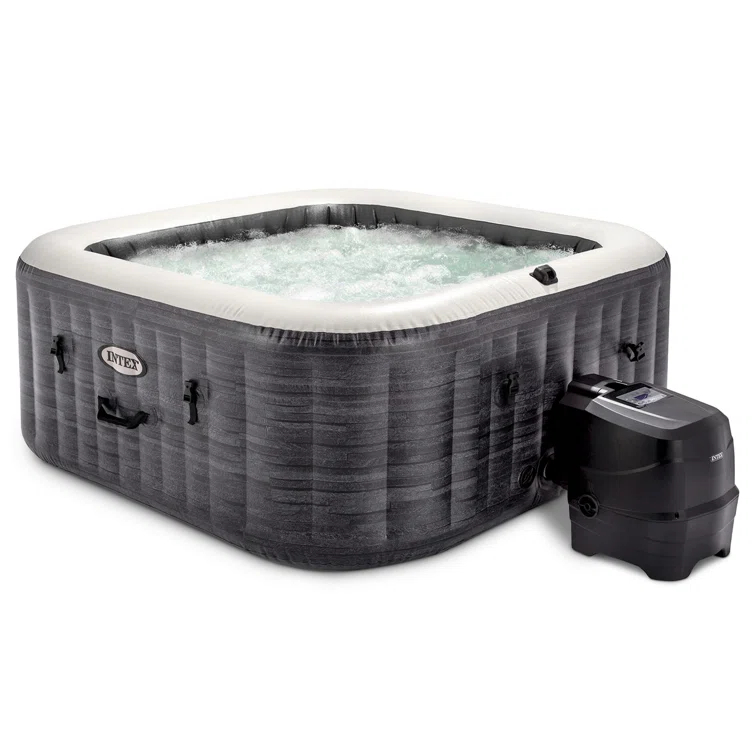 Intex Intex PureSpa Plus Inflatable Square Hot Tub w/ AirJets