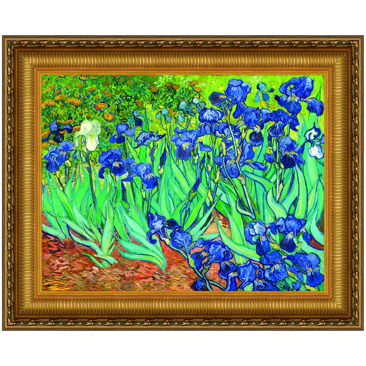 Vault W Artwork " Irises, 1889 " by Vincent Van Gogh