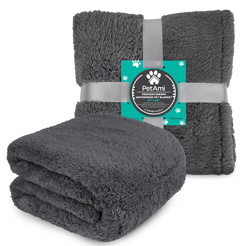 PetAmi Sherpa Fleece Pet Blanket