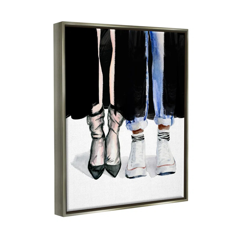 Stupell Industries " Fashion Man & Woman Shoes Heels " by Jennifer Paxton Parker