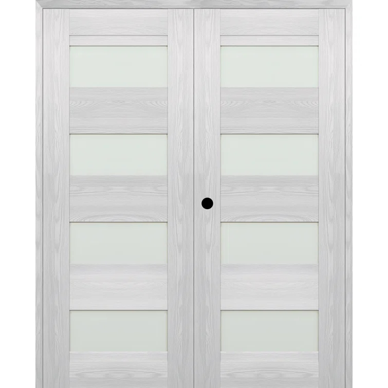 Belldinni Avon Solid + Manufactured Wood without Installation Hardware Kit Prehung Door