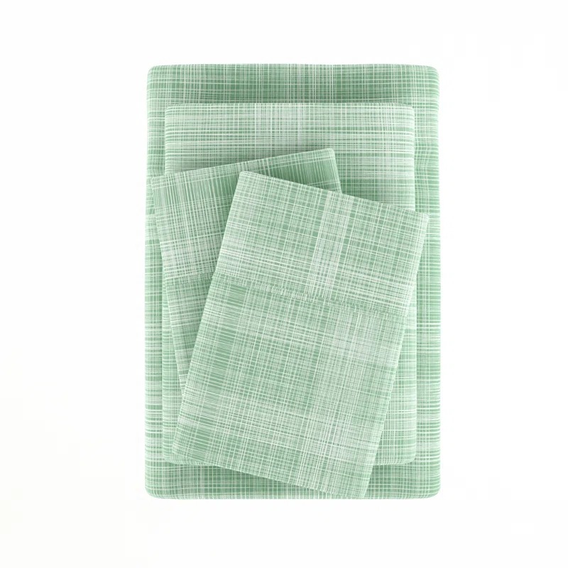 Becky Cameron Simply Soft™ Thatch Pattern Microfiber Sheet Set