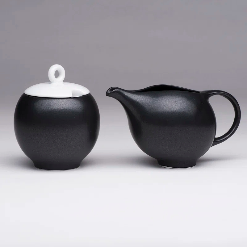 Maia Ming Designs Eva Sugar And Creamer Set with Lid