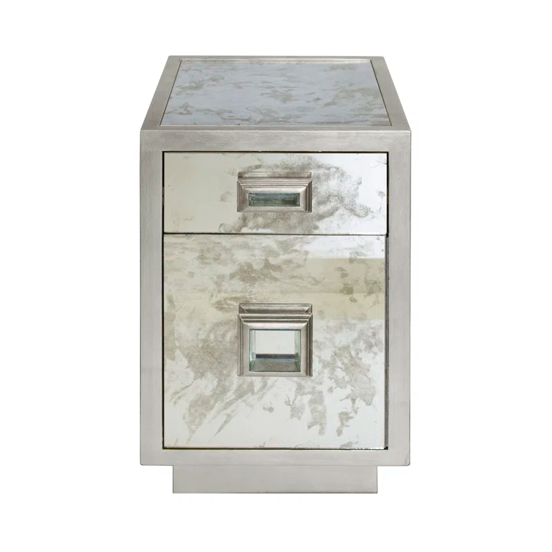 Worlds Away Cisco Solid Wood Accent Cabinet
