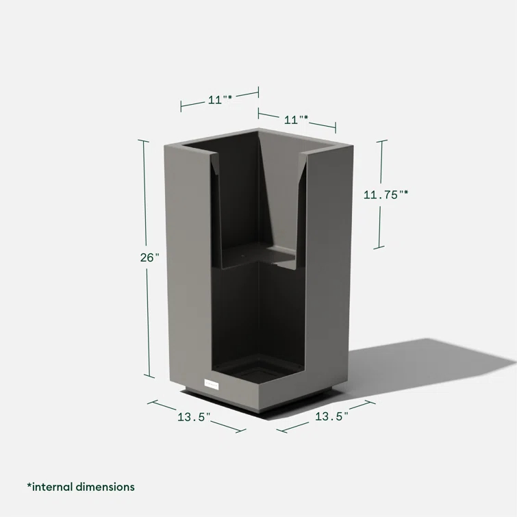 Block Series Pedestal Planter