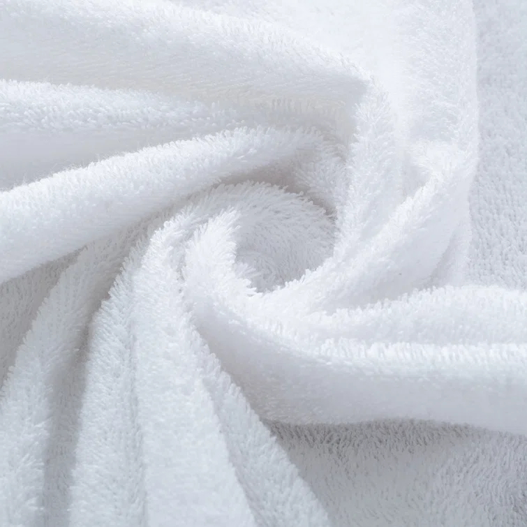 Lux Decor Collection Poly Cotton Terry Top Fitted Mattress Protector Waterproof Hypoallergenic