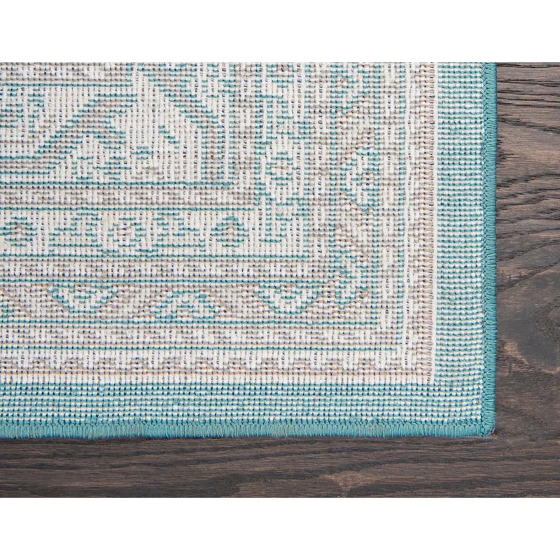 RugPal Wingate Turquoise Area Rug