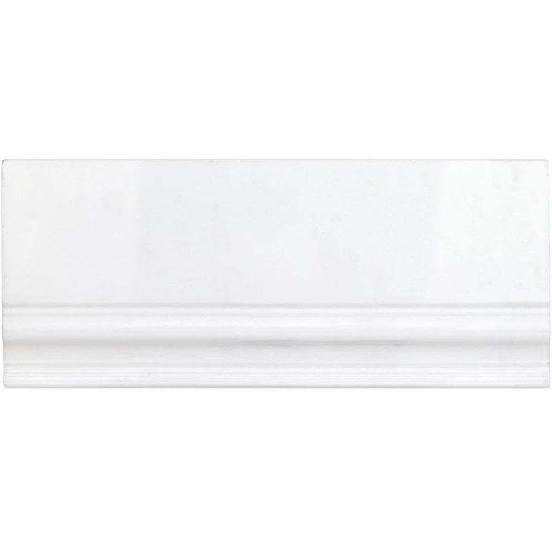 Bond Tile 12'' L x 4.75'' W Marble Tile Trim