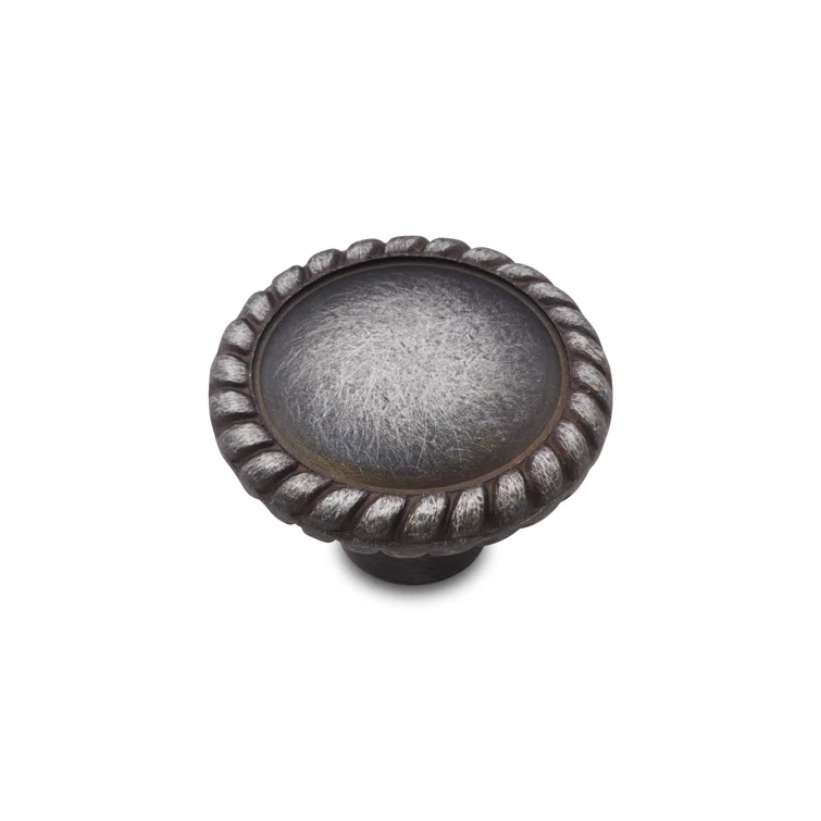 Rk International 1 1/4" Mushroom Knob with Roped Edge CK Series