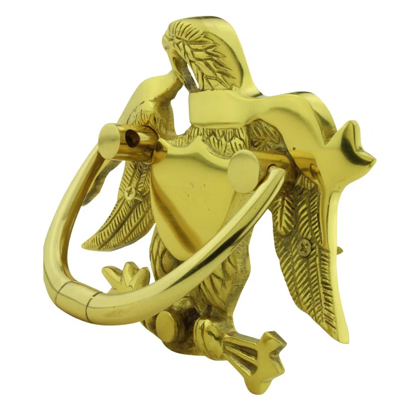 The Renovators Supply Inc. Renovators Supply Manufacturing Door Knockers for Front Door 5 1/4 in. Eagle Shaped