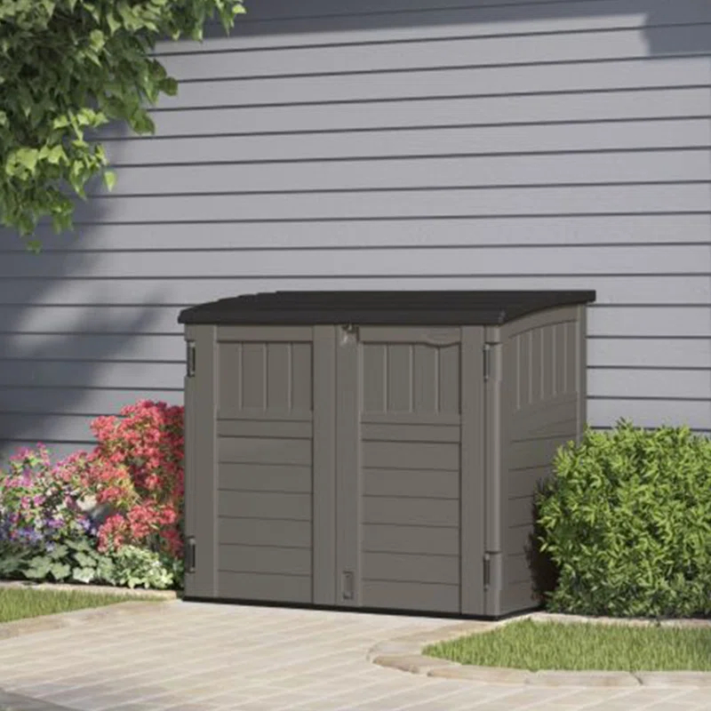 Suncast Suncast Outdoor Resin Horizontal Storage Shed