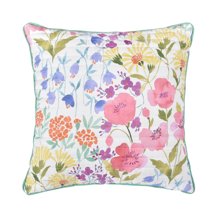 Five Queens Court Josie Quilted Decorative Throw Pillow