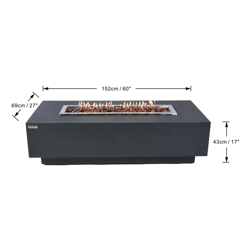 Hampton Concrete Fire Table