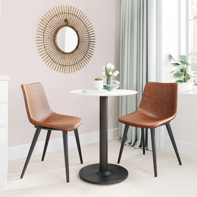 Zuo Hospitality 18.3'' H Upholstered Side Chair (Set of 2)
