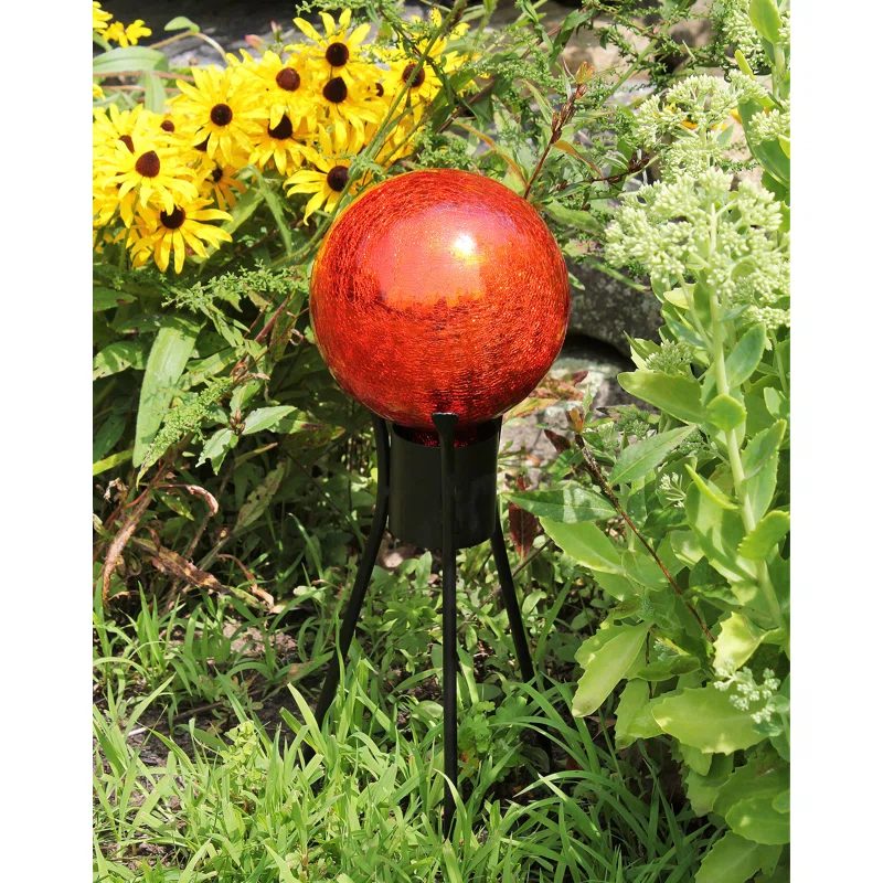 Madore Glass Abstract Gazing Ball