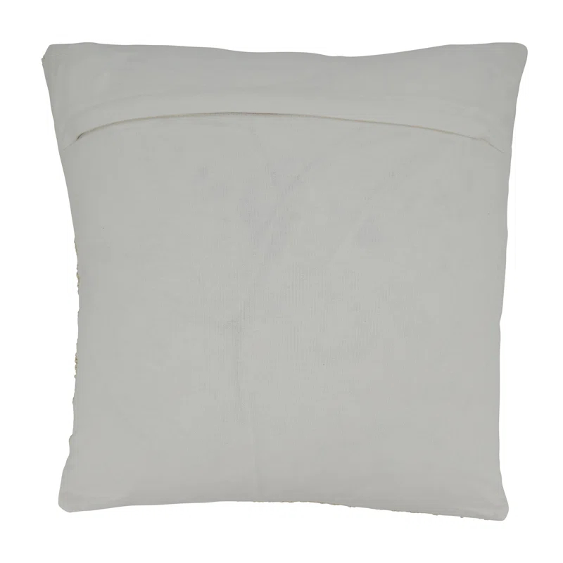Saro Rosamund Collection Floral Cotton Throw Pillow