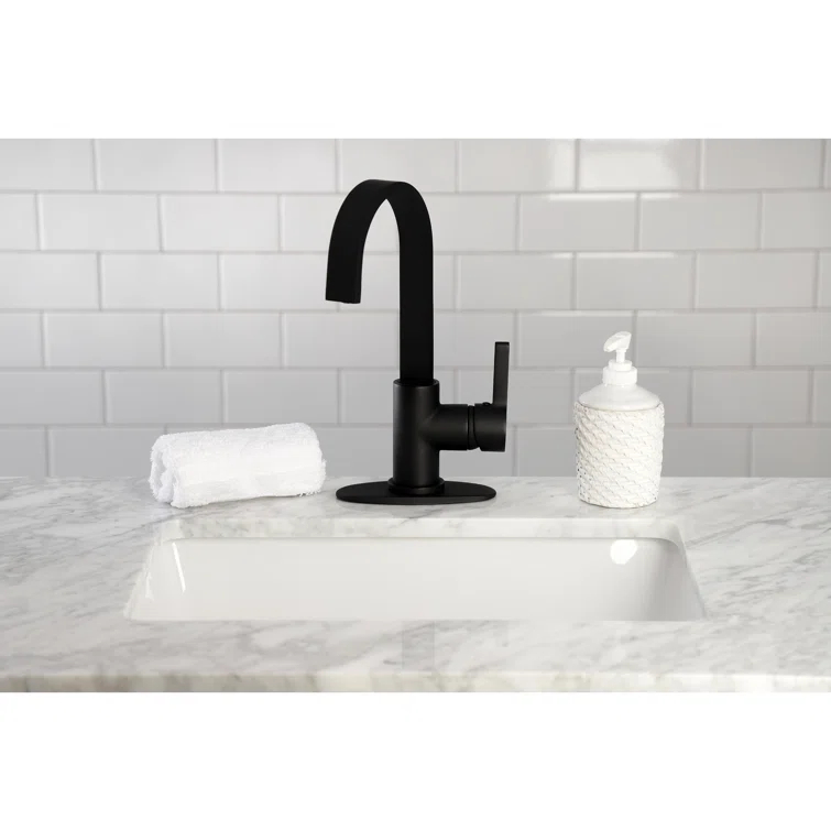 Kingston Brass Kingston Brass Continental Single-Handle 1-Hole Deck Mount Bar Faucet LS8610DKL