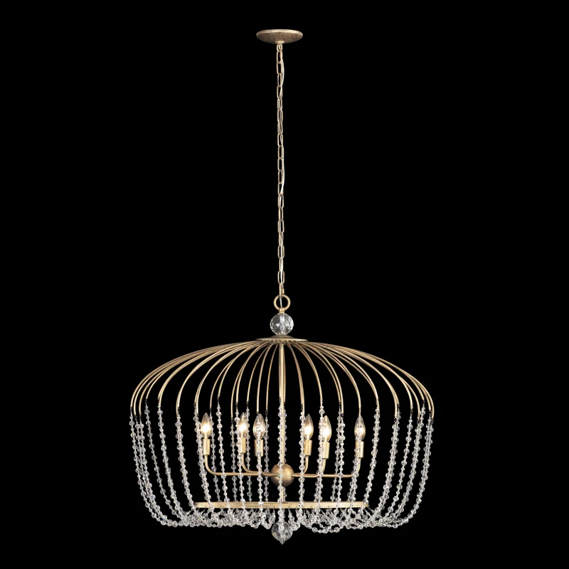 Voliere 6 - Light Havana Gold Unique/Statement Pendant
