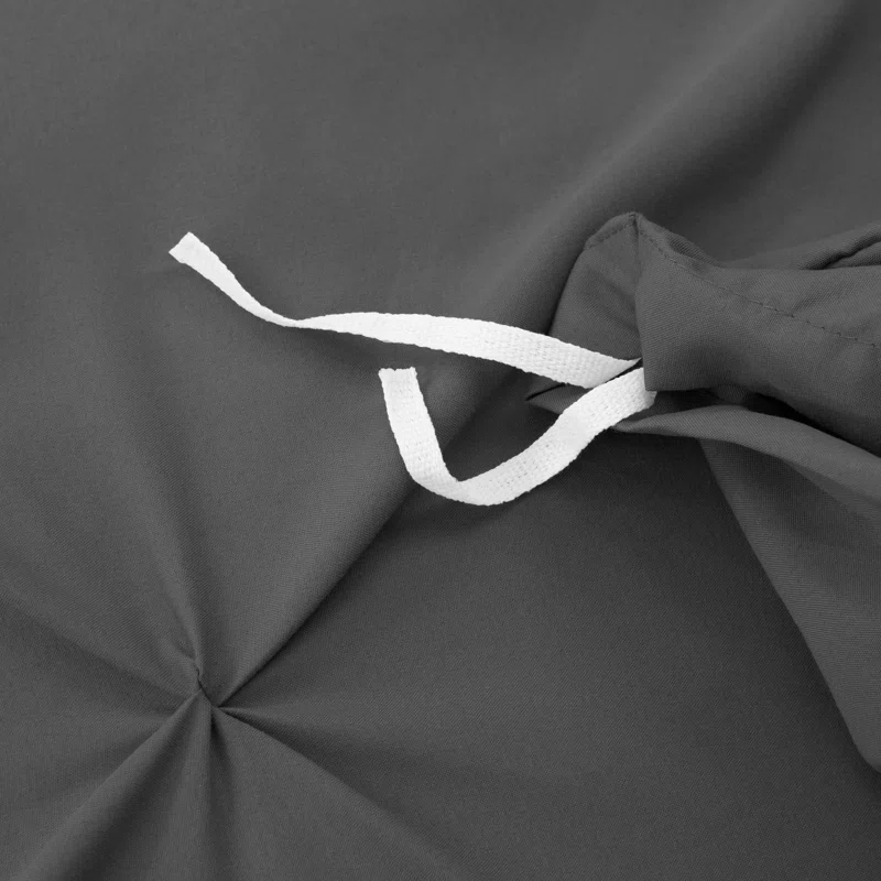 Nestl Double Brushed Pleated Duvet Cover Set