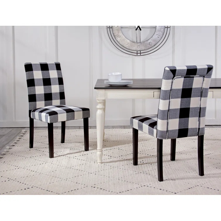 Gracie Oaks Gossner Montgomery Upholstered Parsons Dining Chair (Set of 2)