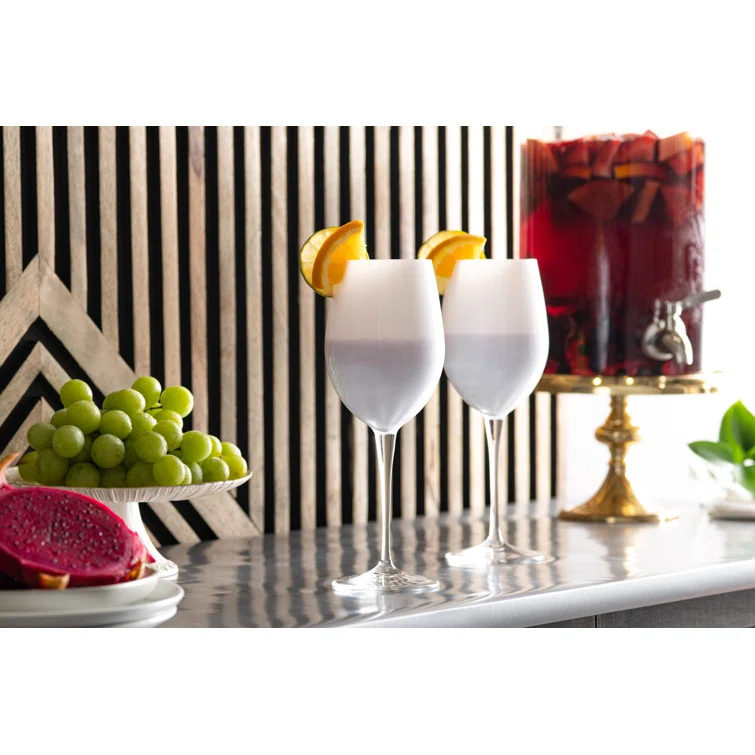 Majestic Crystal Crystal Wine Glass Set (Set of 6)