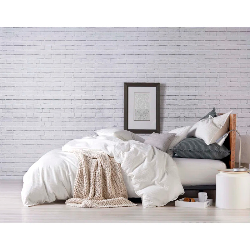 Pure Chunky Cotton Knitted Throw