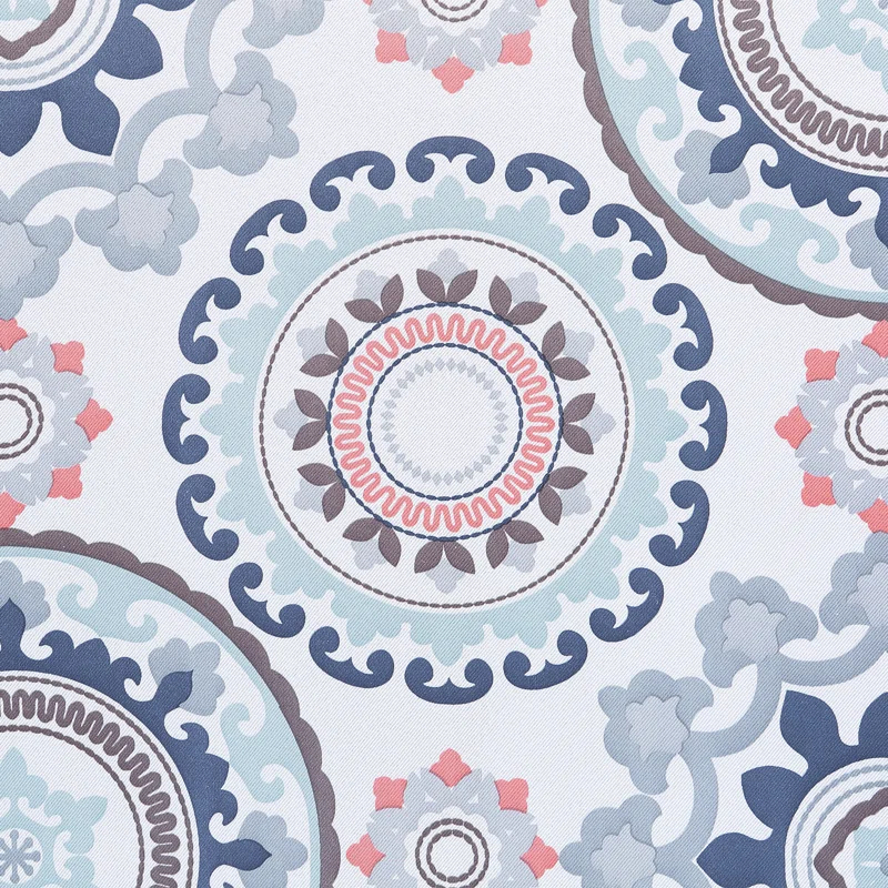 Sun Zero Sun Zero Nepal Global Medallion Print Blackout Grommet Curtain Panel