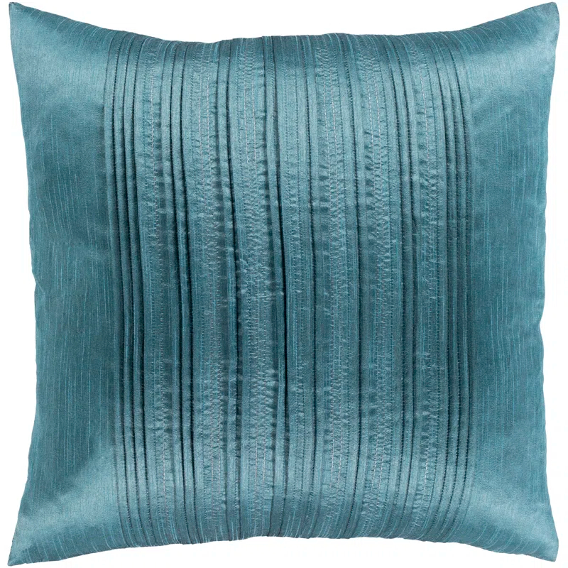 Yacht Club Ruffled Down Reversible Throw Pillow