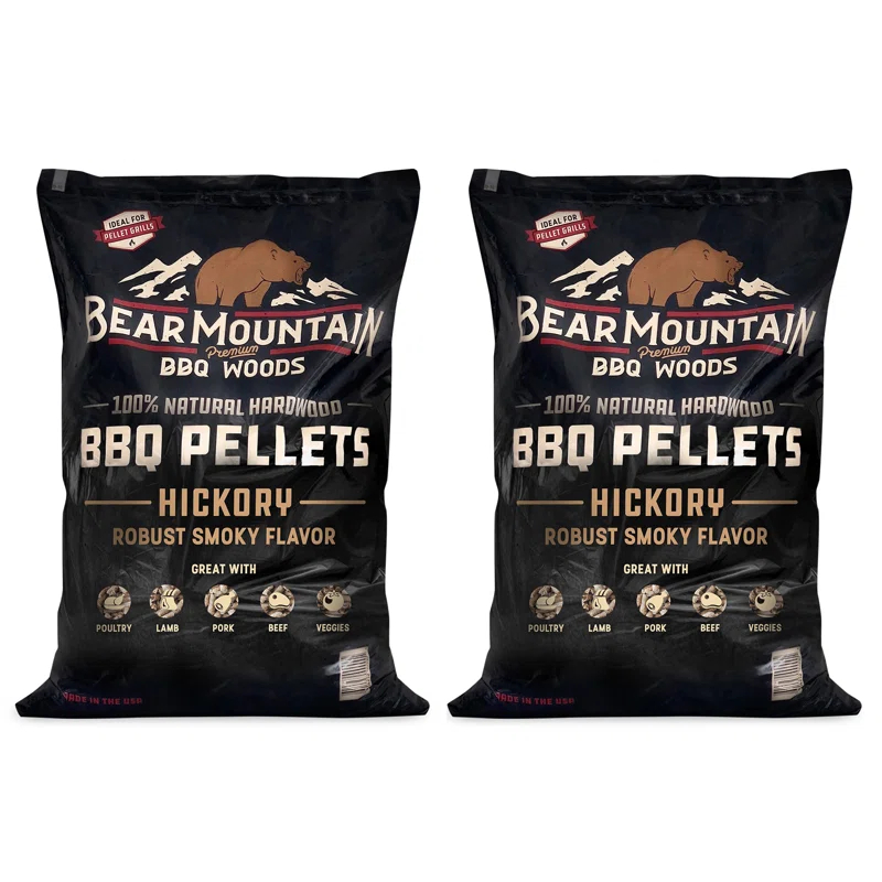 Bear Mountain BBQ Bear Mountain BBQ All-Natural Hardwood Hickory Smoker Pellets