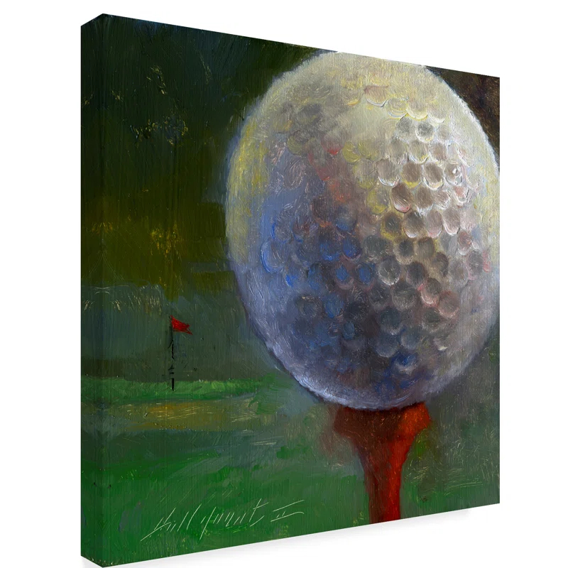 Hall Groat Ii " Golf Ball Centered " by Hall Groat Ii