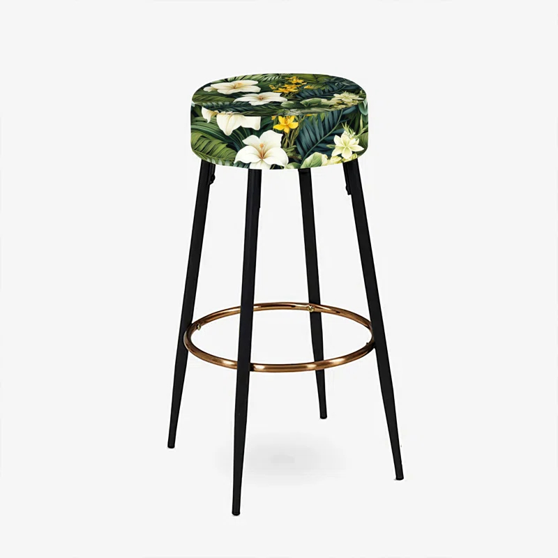 Design Art Boho Botanical Oasis Palm I - Bar Stools Set Of 2